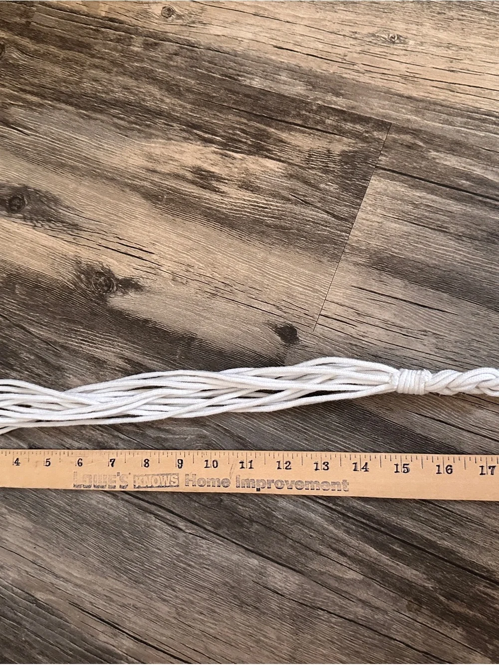 Boho‎ Macramé Belt in White